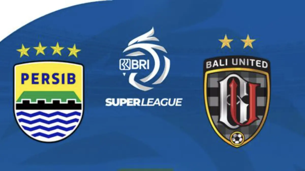 Ilustrasi Persib vs Bali United di Super League 2025/2026/