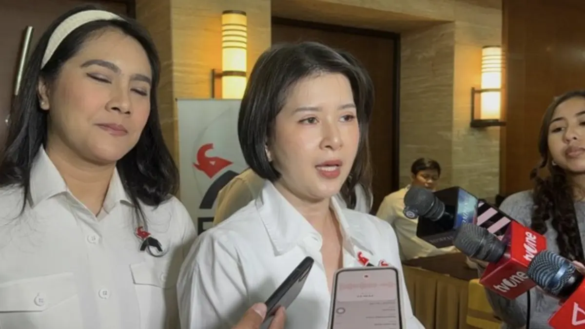 Sekretaris Dewan Pembina PSI, Grace Natalie (Taufiq S/detikcom)