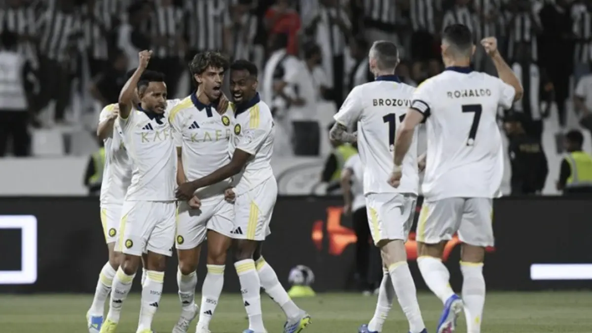 Joao Felix trigol, Al Nassr sikat Al Shabab 4-2. (REUTERS/Stringer)