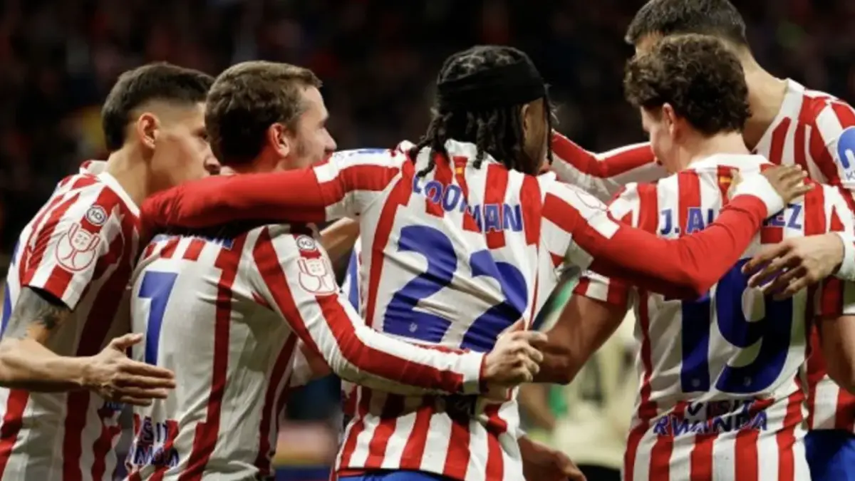 Atletico Madrid Menang 2-1 atas Osasuna Meski Akhiri Laga dengan 10 Pemain. (@Maxpp)