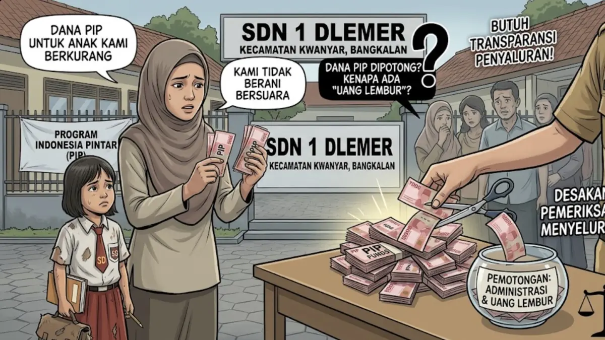 Wali Murid SDN 1 Dlemer Bangkalan Keluhkan Dugaan Potongan Dana PIP Rp25 Ribu