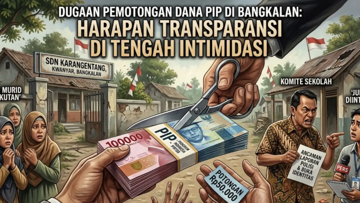 Dana PIP Diduga Dipotong Rp50 Ribu per Siswa, SDN Karangentang Bangkalan Jadi Sorotan