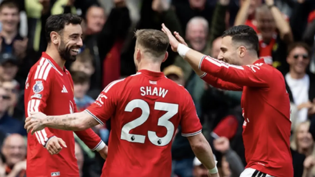 Manchester United tipis 3-2 atas Nottingham Forest di Liga Inggris 2025-2026. (Foto: X/@ManUtd)