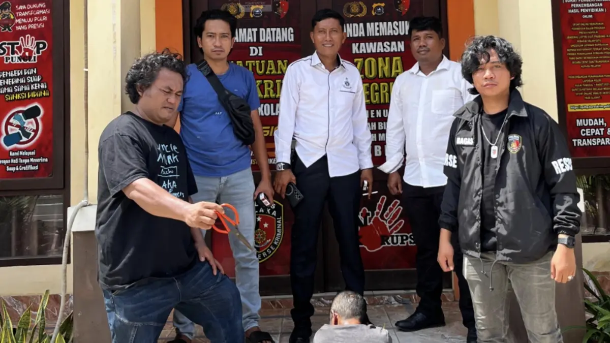 Tim Elang Anti Bandit Polres Kolaka Tangkap Terduga Pencuri Box Kontainer di Laloeha