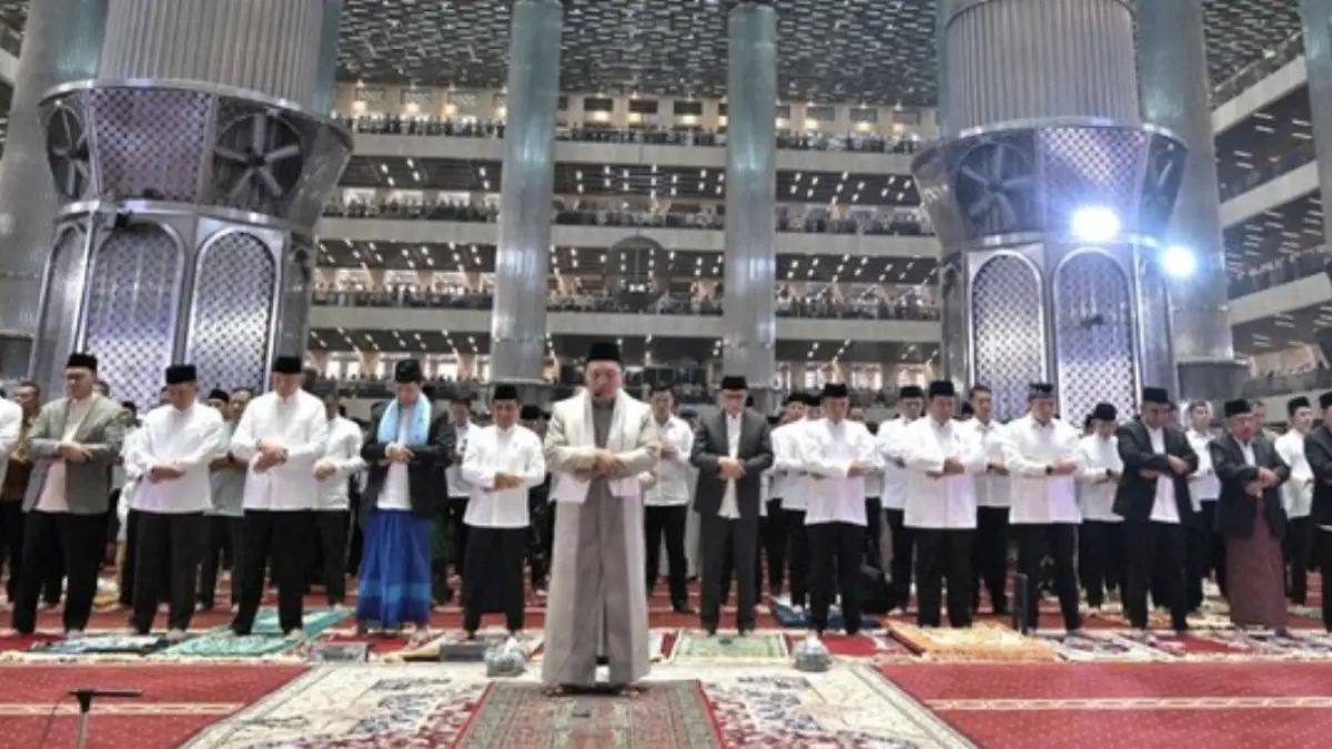 Salat Idul Adha (Foto: (Kris-Biro Pers Sekretariat Presiden))