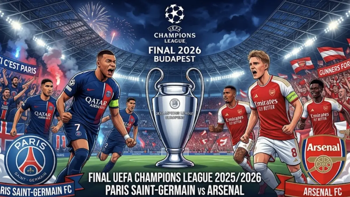 PSG vs Arsenal Final Liga Champions 2026: Jadwal, Venue, dan Live Streaming