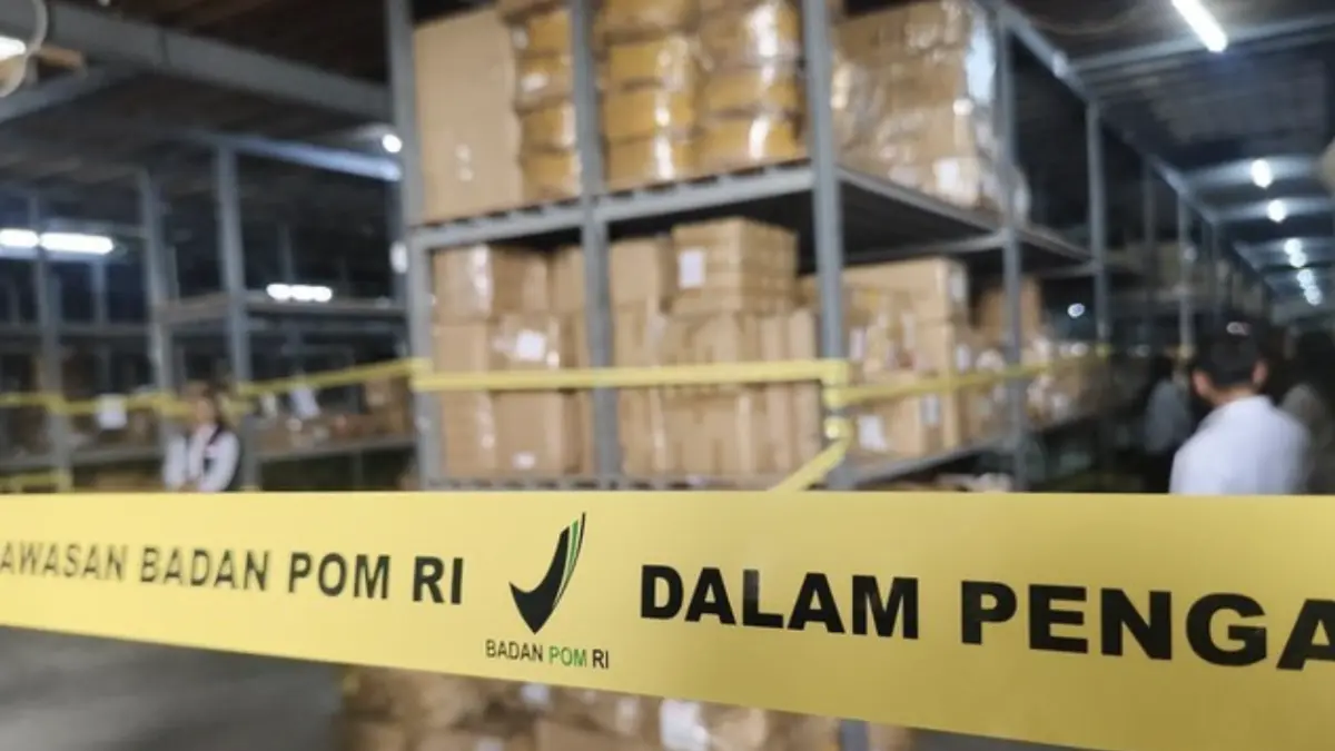 Gudang kosmetik ilegal di Tangerang. (Foto: detikHealth/Aldrian)