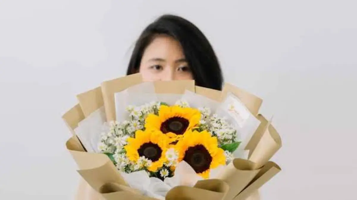 Buket bunga matahari. (Blibli)