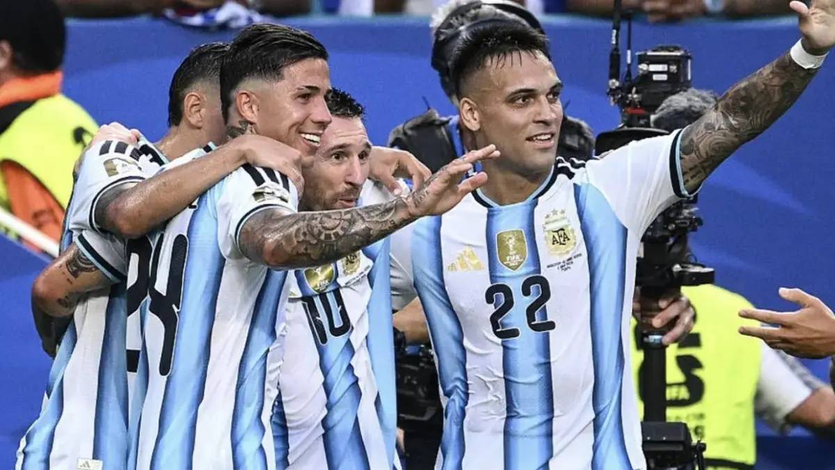 Argentina melanjutkan upaya mempertahankan gelar pada Selasa. I Image Photo Agency/Getty
Images