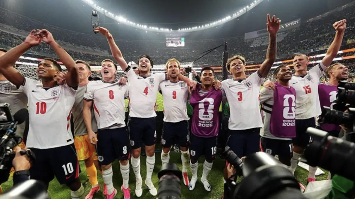 Timnas Inggris di Piala Dunia 2026 (Foto: Nick Potts/PA Images via Getty Images)