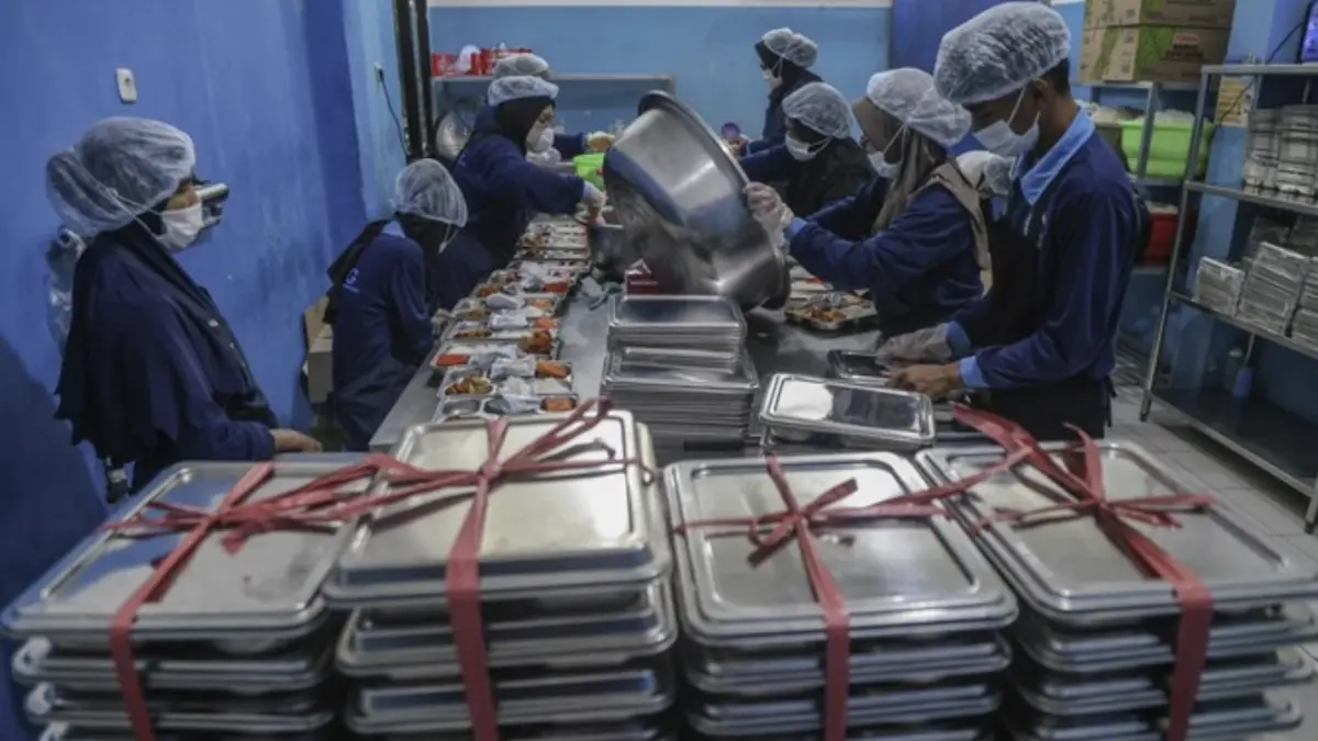 Makan Bergizi Gratis (Foto: Antara Foto/Andri Saputra)