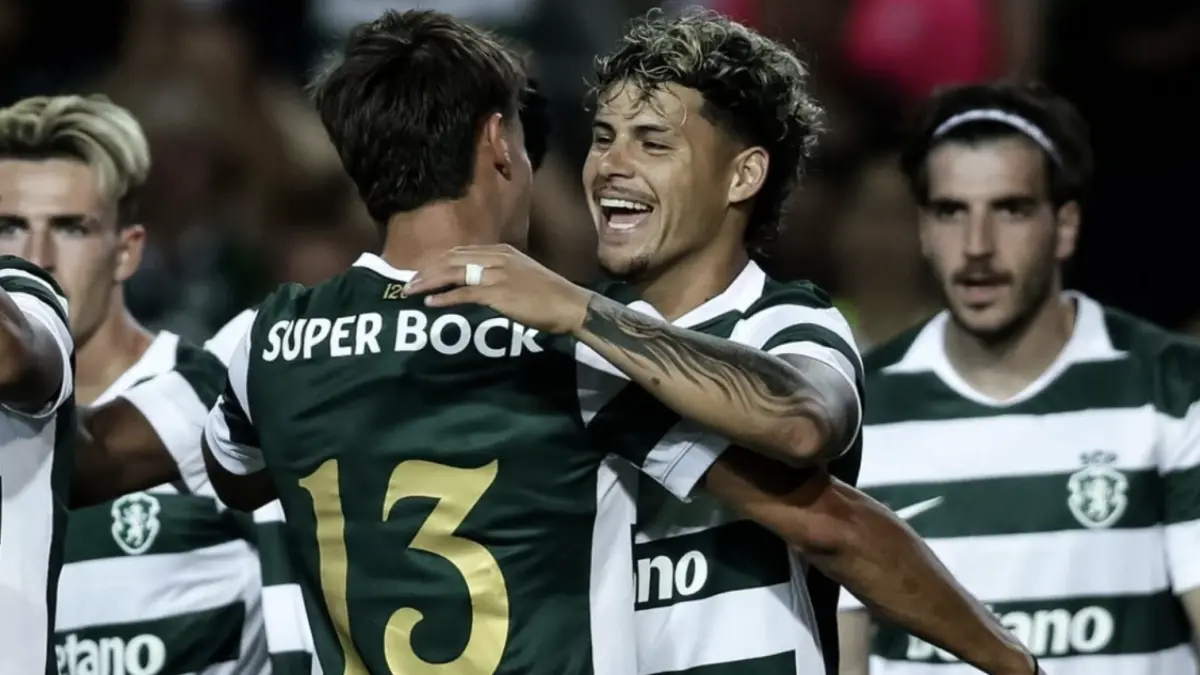 Pertandingan persahabatan Sporting CP vs Strasbourg. Gambar: Instagram/@sportingcp