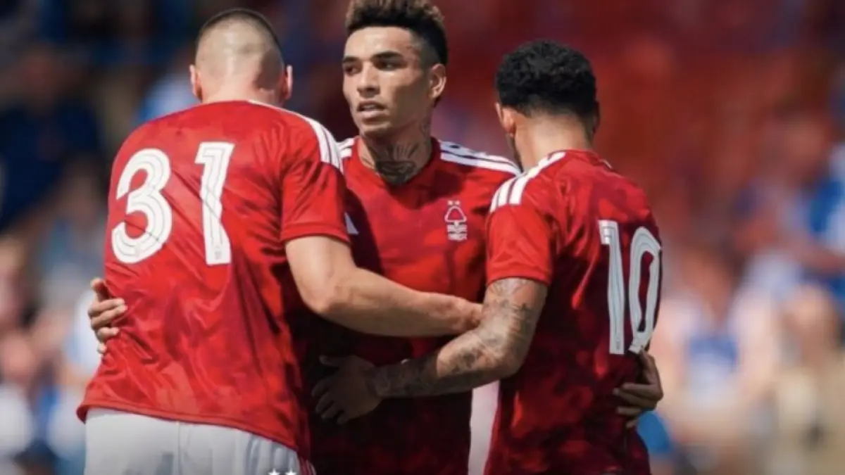 Nottingham Forest vs Blackburn Rovers. Gambar digenerate google ai. (foto : Instagram officialnffc