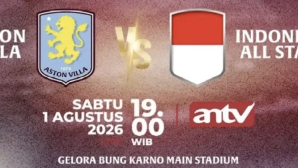 Aston Villa Kalahkan Indonesia All Stars 3-1 di GBK, Arkhan Kaka Cetak Gol Hiburan