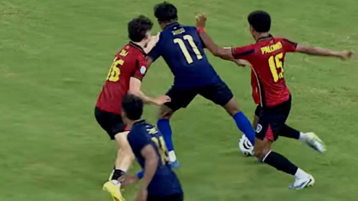 Kamboja Vs Timor Leste di ASEAN Championship 2026 berakhir dengan skor 3-0 di Stadion Morodok Techo, Senin (3/8/2026).
(TANGKAPAN LAYAR)