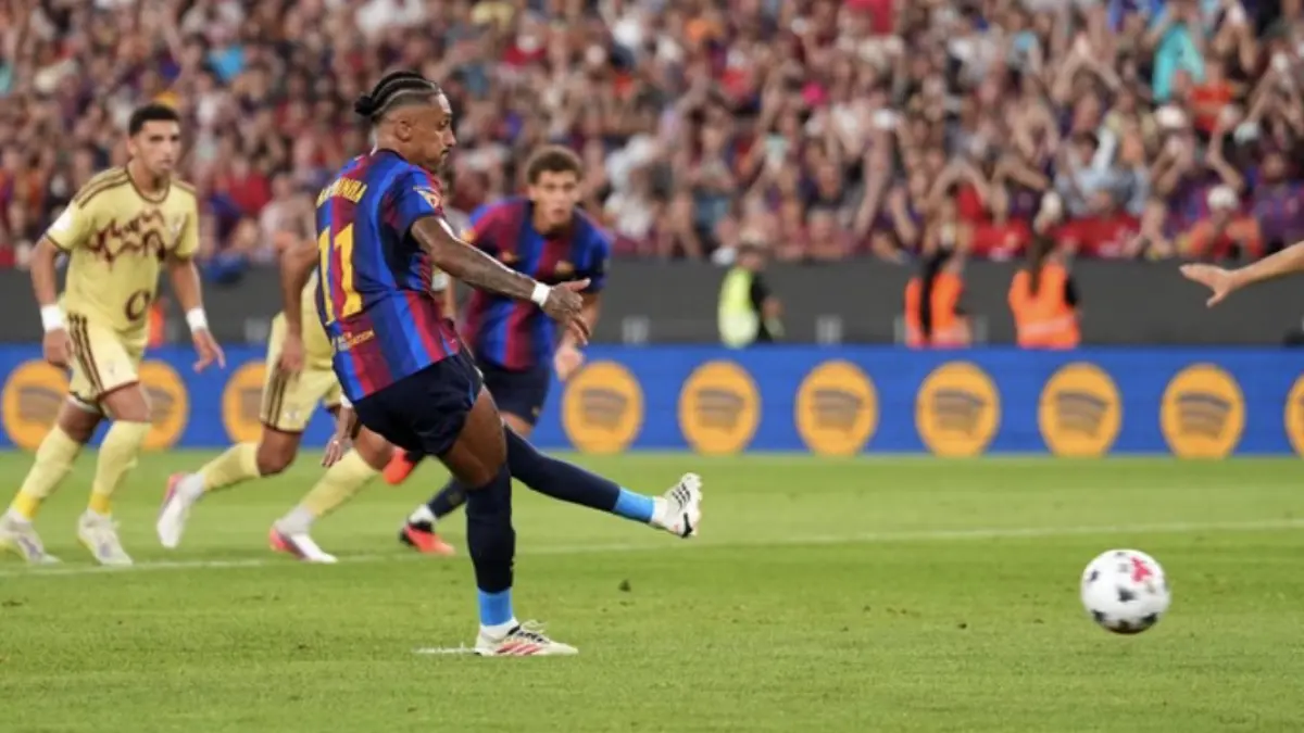 Hasil Barcelona vs Al Ahly di Joan Gamper Trophy. (Foto: Getty Images/Alex Caparros)
