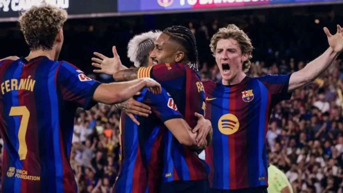 Hasil Barcelona vs Athletic Bilbao: Menang 2-0, Rodri Debut di Camp Nou. (x.com/FCBarcelona)