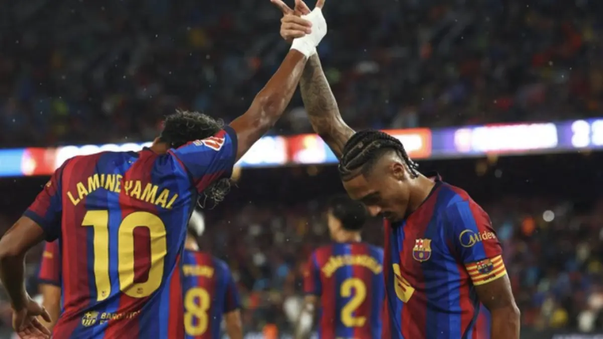 Barcelona menang 7-2 atas Racing Santander dalam lanjutan LaLiga (Foto: REUTERS/Albert Gea)