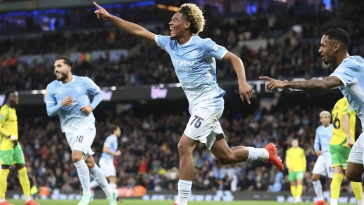 Hasil Man City vs Norwich City di Carabao Cup. (Foto: Getty Images/Alex Livesey - Danehouse)