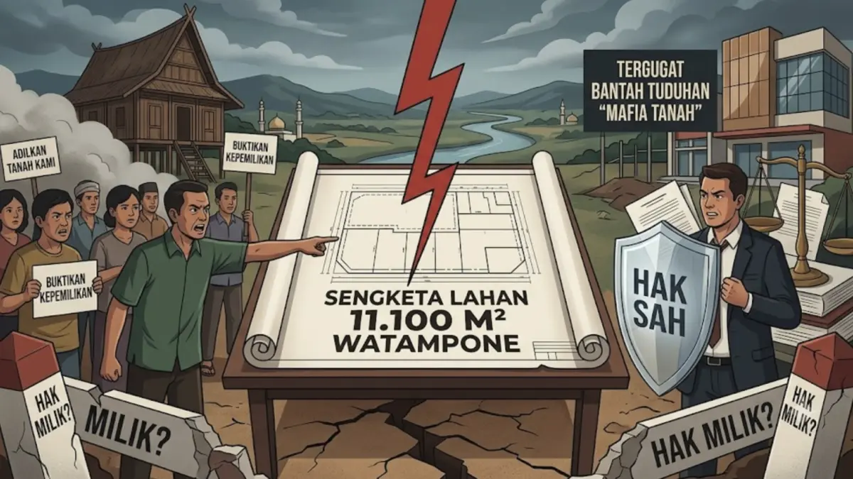 Sengketa Tanah di PN Watampone, Tergugat Beberkan SHM 222 hingga Riwayat Lahan Sejak 1963