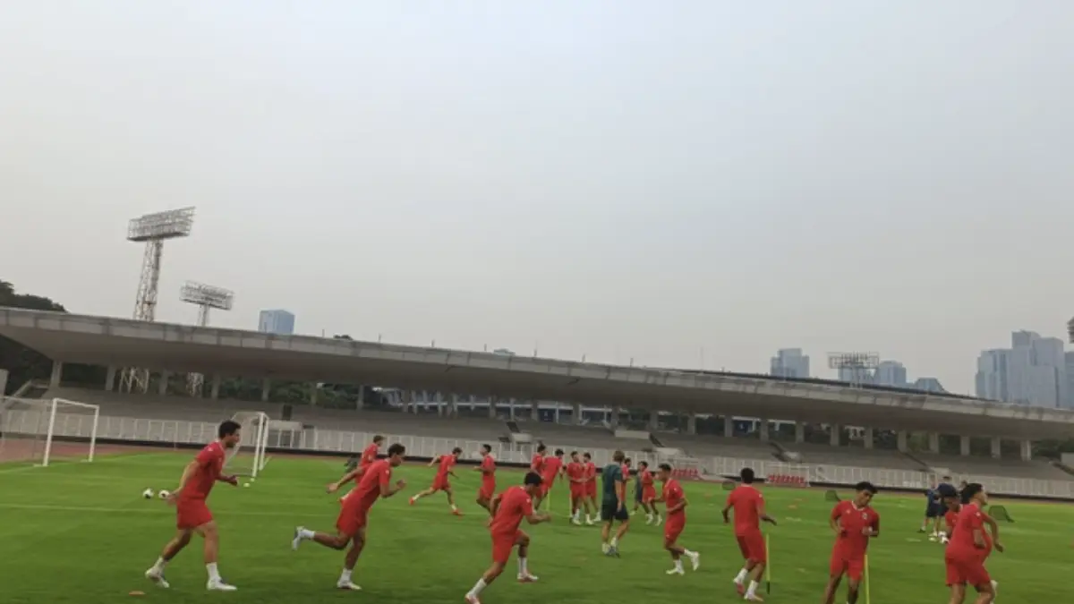 21 Pemain Ikuti Latihan Perdana Timnas Indonesia, Dony Tri hingga Calvin Verdonk Belum Gabung. (Foto: Muhammad Robbani/detik)