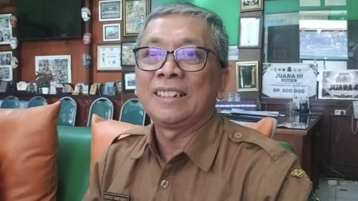 Kasek SD Kauman 1 Kota Malang Sentot Hariyanto. (Foto: Muhammad Aminudin/detik)