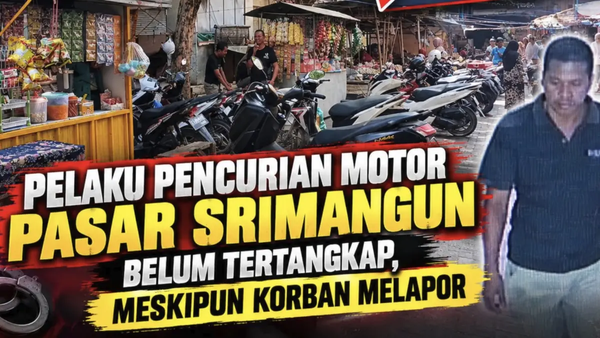 Sudah Dilaporkan ke Polres Sampang, Pelaku Curanmor di Pasar Srimangun Belum Ditangkap. (Istimewa)