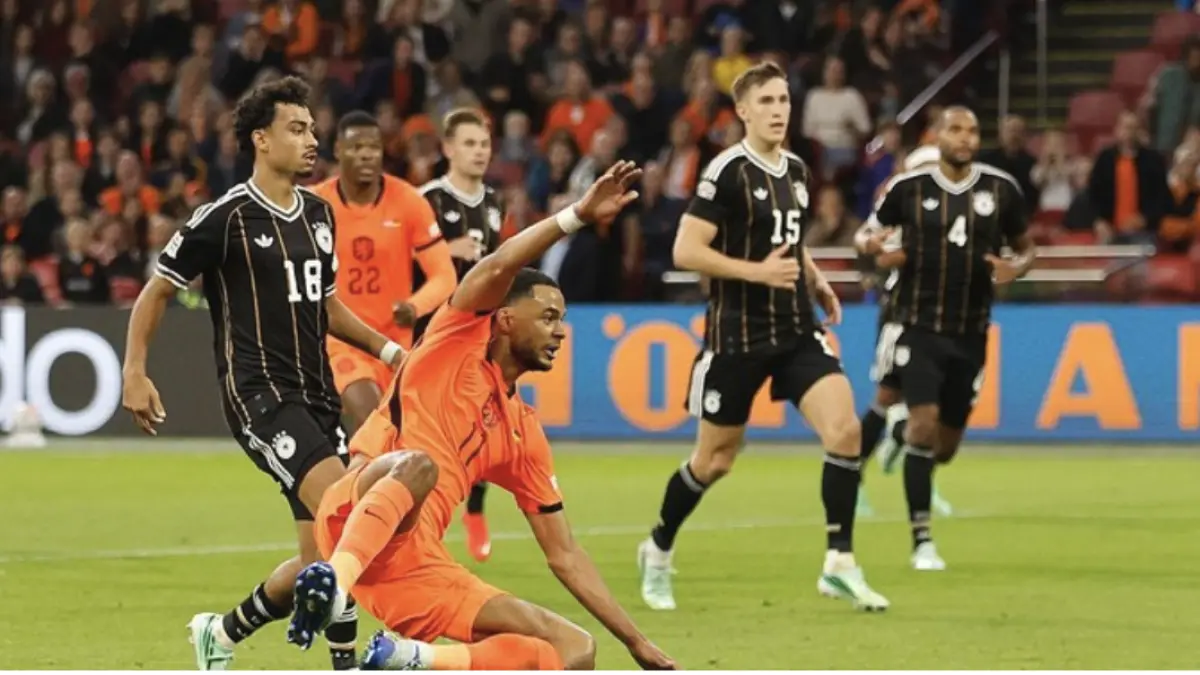 Cody Gakpo selamatkan Belanda dari kekalahan saat jumpa Jerman di Nations League. (Getty Images/Dijks Media/MB Media)