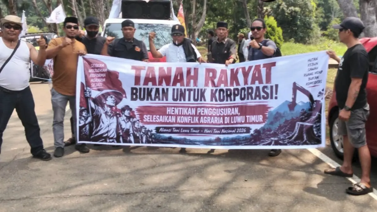Konflik Agraria di Luwu Timur Disorot Saat Hari Tani Nasional, Petani Desak Kepastian Hak Tanah. (Istimewa)