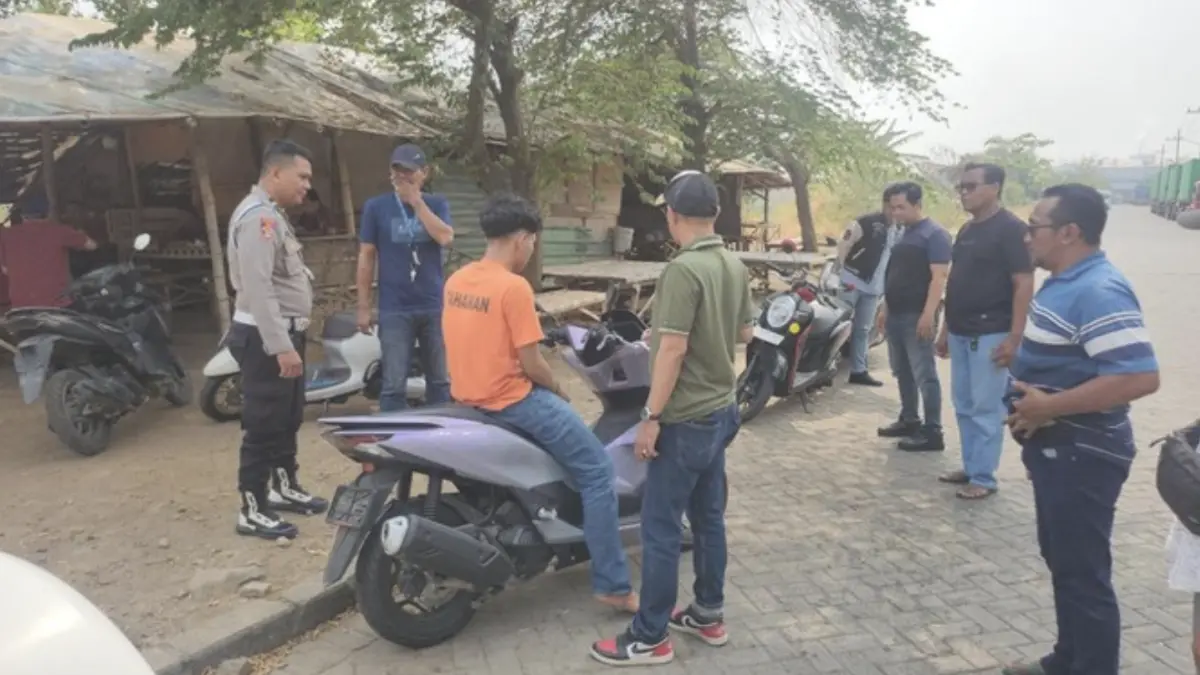 Maling motor di Mojokerto (Foto: Istimewa)