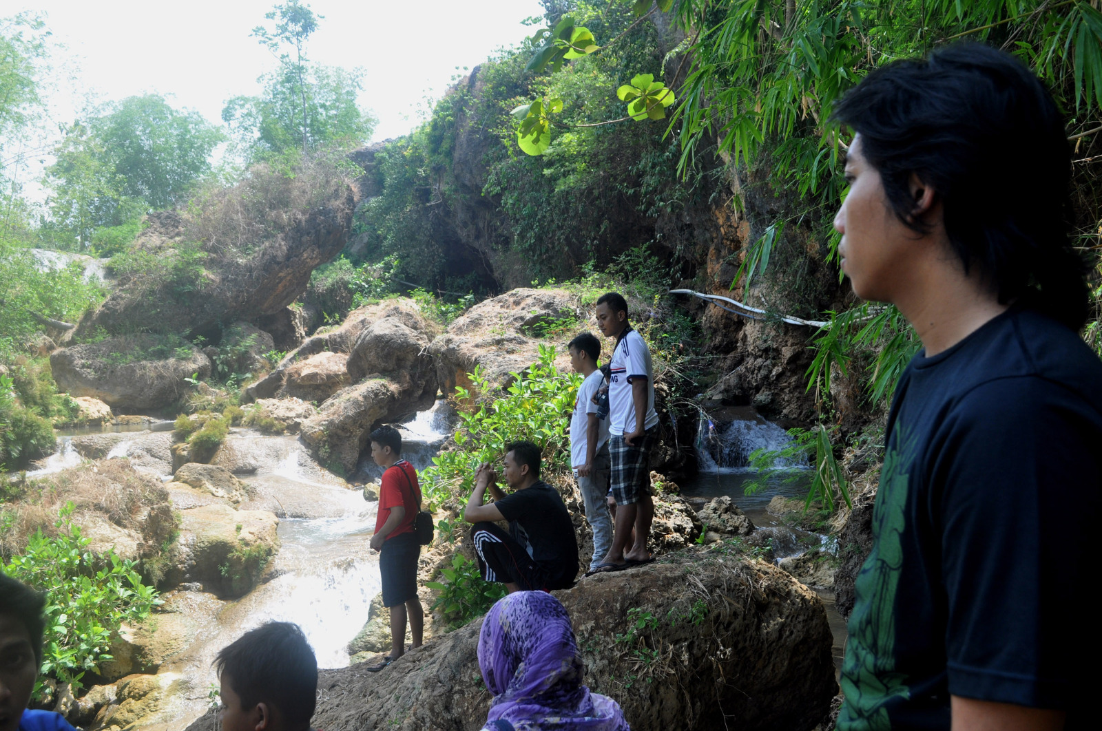 Ruang terbuka untuk bertapa di atas sumber air Banyu Langse, Desa Boto, Kecamatan Semanding, Kabupaten Tuban, Jawa Timur.