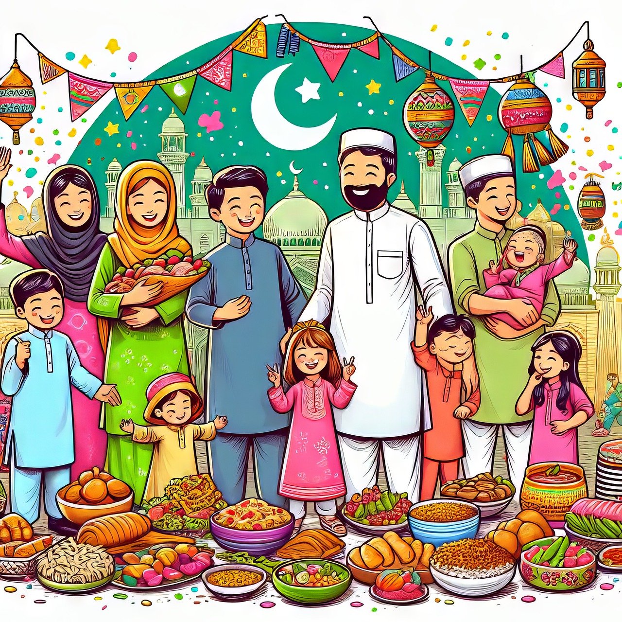 Ilustrasi Idul Fitri