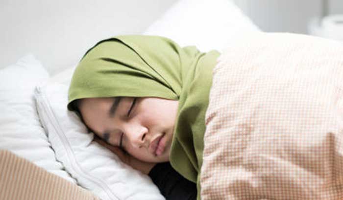 Ilustrasi adab tidur