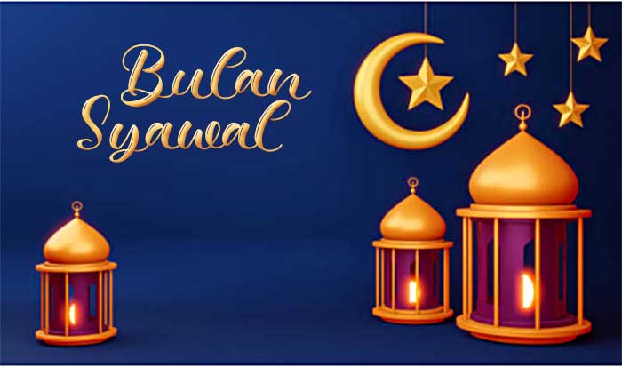 Ilustrasi bulan syawal.