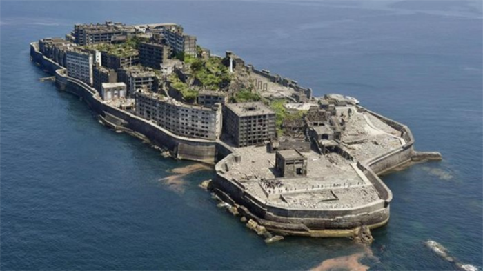 Pulau Battleship Jepang, salah satu kota unik di dunia.