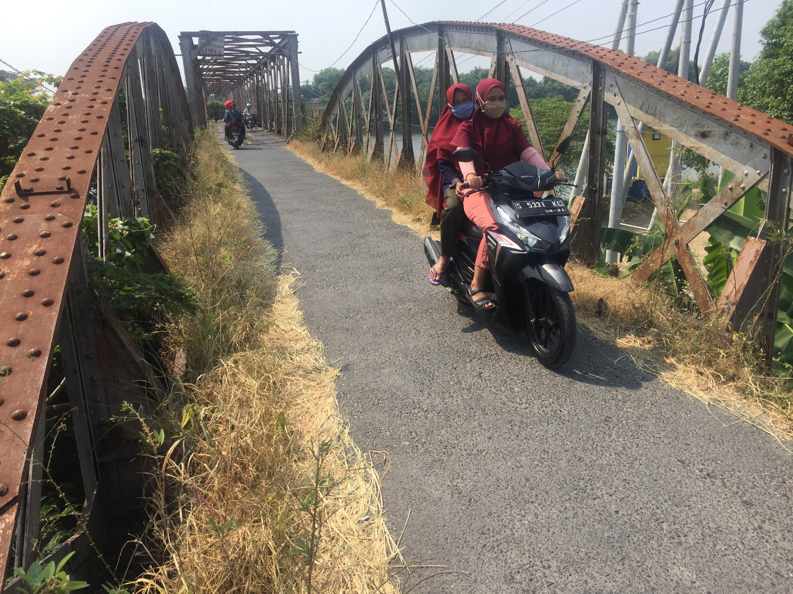 Jembatan Cincin lama Ngadipuro Tuban, jembatan peninggalan Belanda.