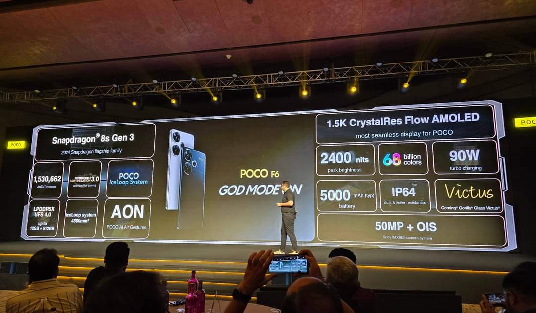 Poco F6 smartphone dari Xiaomi, spesifikasi tinggi dengan harga terjangkau.