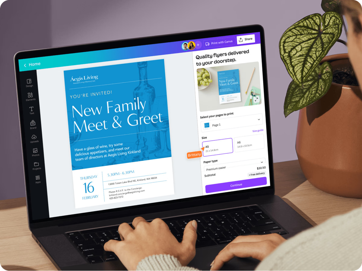 Canva mengumumkan peluncuran Canva Enterprise yang digelar di Los Angeles, Amerika Serikat pada 23 Mei 2024.