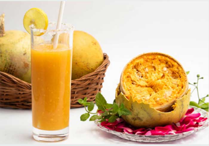 Buah maja mengandung berbagai nutrisi bermanfaat, seperti protein, lemak, serat, kalsium, fosfor, zat besi, air, dan kalium.