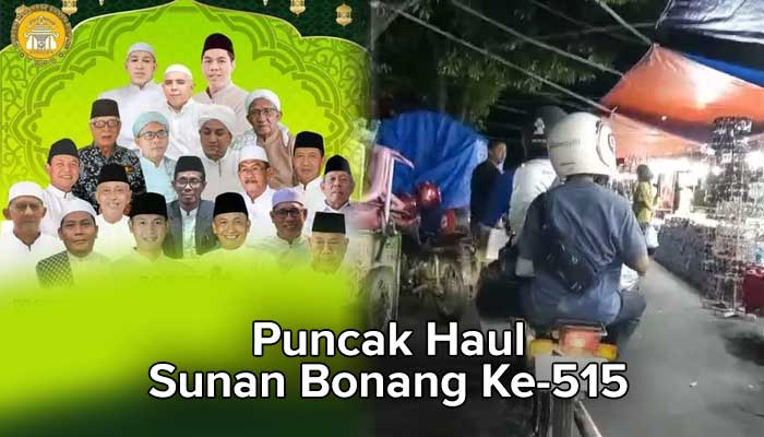 Pengajian puncak Haul Sunan Bonang ke-515 Tahun 2024 akan berlangsung Kamis (25/7).