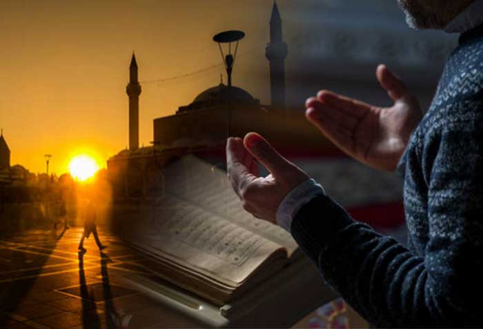 Ilustrasi amalan dan doa yang dianjurkan di hari Jumat.