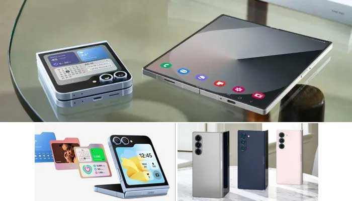 Samsung Galaxy Z Fold6 dan Samsung GalaxyZ Flip6.