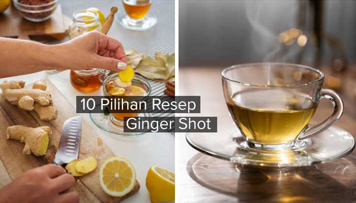 Minuman herbal Ginger shot.