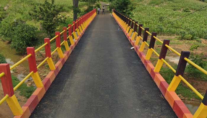 Jembatan selang di google maps yang diambil pada Januari 2024.