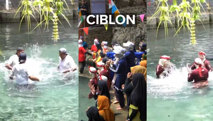 Permainan tradisional Ciblon.