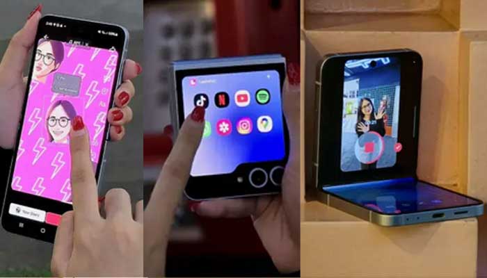 Buat konten viral di TikTok dan media sosial lain dengan Galaxy Z Flip6.