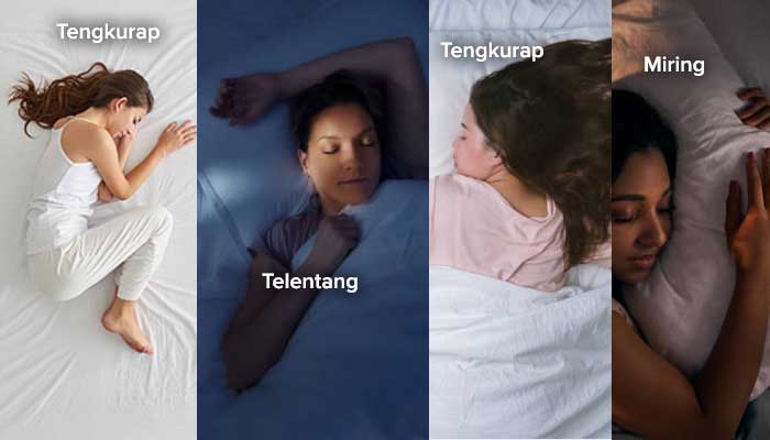 Kepribadian seseorang bisa diketahui dari posisi tidurnya.