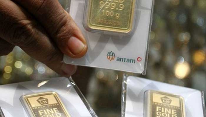 Harga emas antam batangan pada hari ini, Rabu, 8 Januari 2025 mengalami kenaikan Rp 6 ribu per gram.