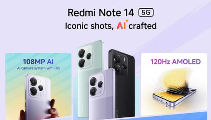 Redmi Note 14 dan 14 5G yang resmi diluncurkan hari ini, Jumat (24/1).