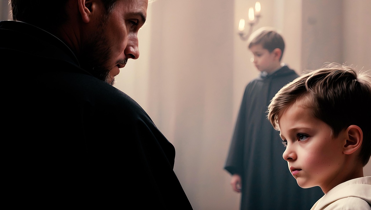 Ilustrasi orang tua saat menasehati anak